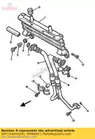 36Y134640200, Yamaha, tubo flessibile, olio 1 yamaha fj 1100, Nuovo