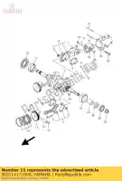 5GJ114171000, Yamaha, rodamiento plano, cigüeñal 2 yamaha  xp xp500, 5gj1, 115gj-300e6 xp500, 5gj5, 1a5gj-300e6 xp500, 5gj9, 1b5gj-300e4 xp500, 5vu1, 1c5vu-300e2 500 530 2001 2002 2003 2004 2005 2006 2007 2008 2009 2010 2011 2013 2014 2015 2016 2017 2018 2019, Nuevo