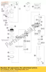 Qui puoi ordinare molla 260 51n / mm d11,25 o. Da KTM , con numero parte 91210082S: