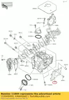 110040009, Kawasaki, 01 gasket-head kawasaki  125 2017 2018 2019, New