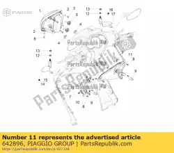 Tutaj możesz zamówić ? Wiat? O boczne prawe od Piaggio Group , z numerem części 642896: