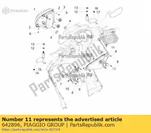 Piaggio Group 642896 ?wiat?o boczne prawe - Dół