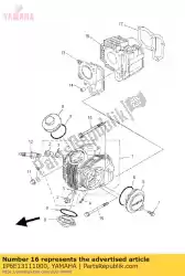 Ici, vous pouvez commander le cylindre 1 auprès de Yamaha , avec le numéro de pièce 1P6E13111000: