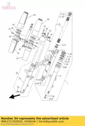 Ici, vous pouvez commander le métal, diapositive 2 auprès de Yamaha , avec le numéro de pièce 4NK231350000: