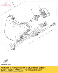 Qui puoi ordinare cavo di collegamento da Yamaha , con numero parte BW5H431200: