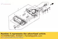 33709MBZG00, Honda, embalaje, luz trasera honda cbr rossi fr  f sport fs cb hornet s f2 cb600f cb600f2 600 , Nuevo