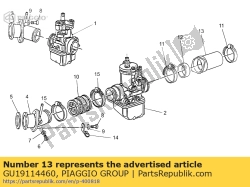 Aprilia GU19114460, Manguera de entrada de aire, OEM: Aprilia GU19114460