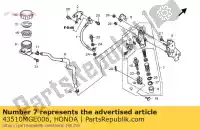 43510MGE006, Honda, sous-ensemble de cylindre., rr. maître honda vfr 1200 2010 2011 2012 2013, Nouveau