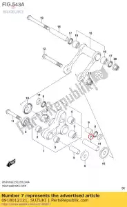 Suzuki 0918012121 arbusto - Lado inferior