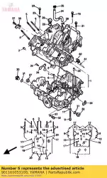 Here you can order the bolt, stud(3gm) from Yamaha, with part number 901161053100: