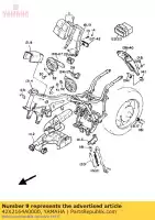 42X2164A0000, Yamaha, pegada 1 yamaha xv virago 1000, Novo