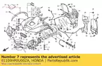 61100HP0U00ZA, Honda, parafango, fr * g152 * honda trx500fa fourtrax foreman 500 , Nuovo