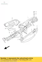 4711104F0133J, Suzuki, deksel, frame, r suzuki xf 650 1999, Nieuw