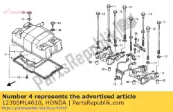 Qui puoi ordinare nessuna descrizione disponibile al momento da Honda , con numero parte 12300ML4610: