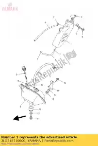 yamaha 3LD218710000 tank, recovery - Bottom side