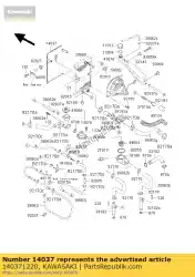 Tutaj możesz zamówić ekran, grzejnik od Kawasaki , z numerem części 140371220: