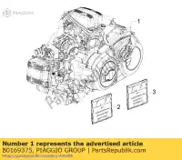 B0169375, Piaggio Group, Moteur 850 4t 8v e3 aprilia gilera srv gp t v e centenario 850 800 4 8 3, Nouveau