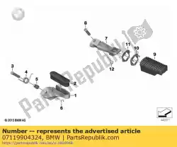 Here you can order the washer - 8,4-st-zns3 from BMW, with part number 07119904324: