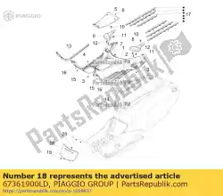 Here you can order the spark plug insp. Door from Piaggio Group, with part number 67361900LD: