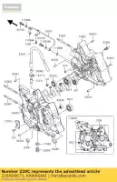 220AD0675, Kawasaki, vis-pan-cros kawasaki klx  a ke ke100 klx110 110 100 , Nouveau