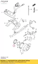 Ici, vous pouvez commander le rotor, vitesse auprès de Suzuki , avec le numéro de pièce 3498102J00: