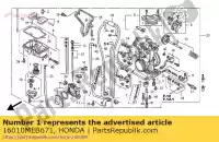 16010MEB671, Honda, set di guarnizioni honda crf  r crf450r 450 , Nuovo