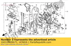 Qui puoi ordinare set di guarnizioni da Honda , con numero parte 16010MEB671: