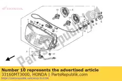 Here you can order the washer, setting from Honda, with part number 33160MT3000: