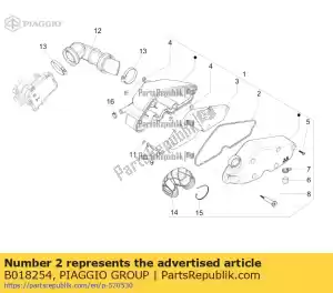 Piaggio Group B018254 guarnizione - Il fondo