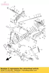 Qui puoi ordinare collegamento da Yamaha , con numero parte 3D9F71150100: