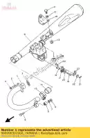 999990301900, Yamaha, tubo de escape 1 yamaha sr 500 1993 1995, Nuevo