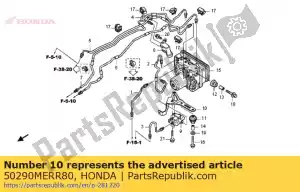 Honda 50290MERR80 pobyt, kontrola dozowania - Dół