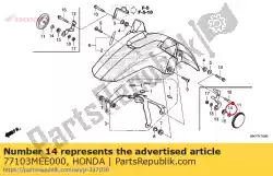 Here you can order the collar, seat setting from Honda, with part number 77103MEE000: