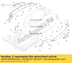 Qui puoi ordinare copertina da Piaggio Group , con numero parte 1B003899000HA: