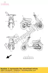 Aquí puede pedir gráfico 2 de Yamaha , con el número de pieza 2B6F15E90000: