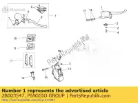 2B003547, Piaggio Group, vorderradbremspumpe moto-guzzi v 750 2015, Nowy