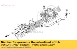 Aquí puede pedir no hay descripción disponible en este momento de Honda , con el número de pieza 19502HP7A00: