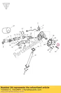 triumph T3550573 banjo washer m12 - Bottom side