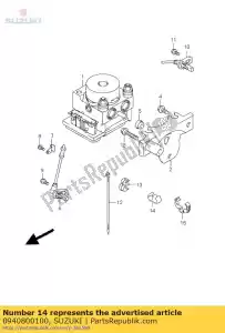 Suzuki 0940800100 acortar - Lado inferior