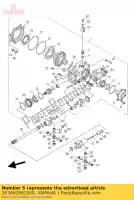 2S3462961000, Yamaha, assiette yamaha vmx 1700 2009 2010 2011 2012 2015, Nouveau