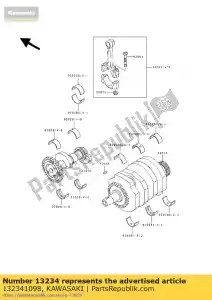 Kawasaki 132341098 wa?-komp, wywa?arka - Dół