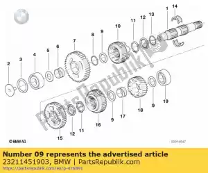 bmw 23211451903 vulplaat - 25x35x1,8 - Onderkant