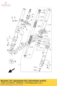 yamaha 5JNF31230000 cover, under 1 - Bottom side