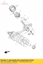 Qui puoi ordinare albero a gomiti da Yamaha , con numero parte 5SL114110000: