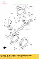 Qui puoi ordinare caliper assy (a destra) da Yamaha , con numero parte 4P52580U0000: