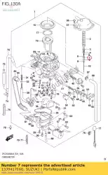 Aqui você pode pedir o e-ring em Suzuki , com o número da peça 1339417E60: