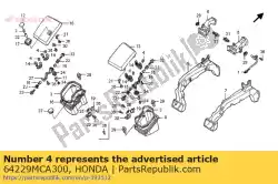 Here you can order the seal, pocket arm from Honda, with part number 64229MCA300: