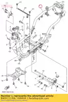 BW5F111000, Yamaha, marco comp. yamaha lts125c lts125cj delight 125 , Nuevo