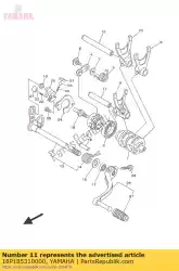 Aquí puede pedir barra, guía de la horquilla de cambio 1 de Yamaha , con el número de pieza 18P185310000: