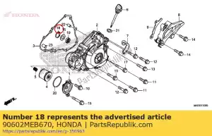 honda 90602MEB670 anello di sicurezza, interno speciale, 24mm - Il fondo